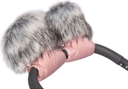 Rukavice na kočárek Colibro Powder pink - obrázek 2