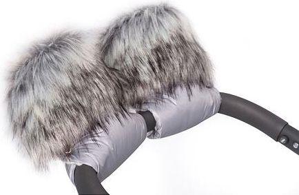 Rukavice na kočárek Colibro Silver - obrázek 2