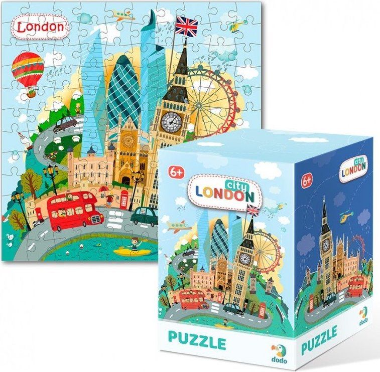 DODO Puzzle Londýn 120 dílků - obrázek 3
