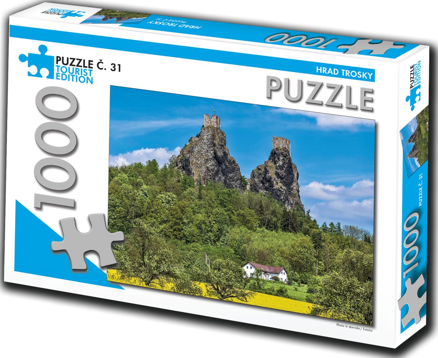 TOURIST EDITION Puzzle Hrad Trosky 1000 dílků (č.31) - obrázek 1