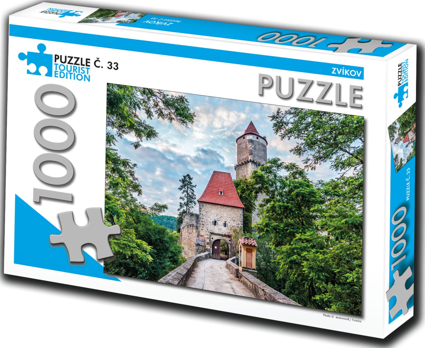 TOURIST EDITION Puzzle Zvíkov 1000 dílků (č.33) - obrázek 1