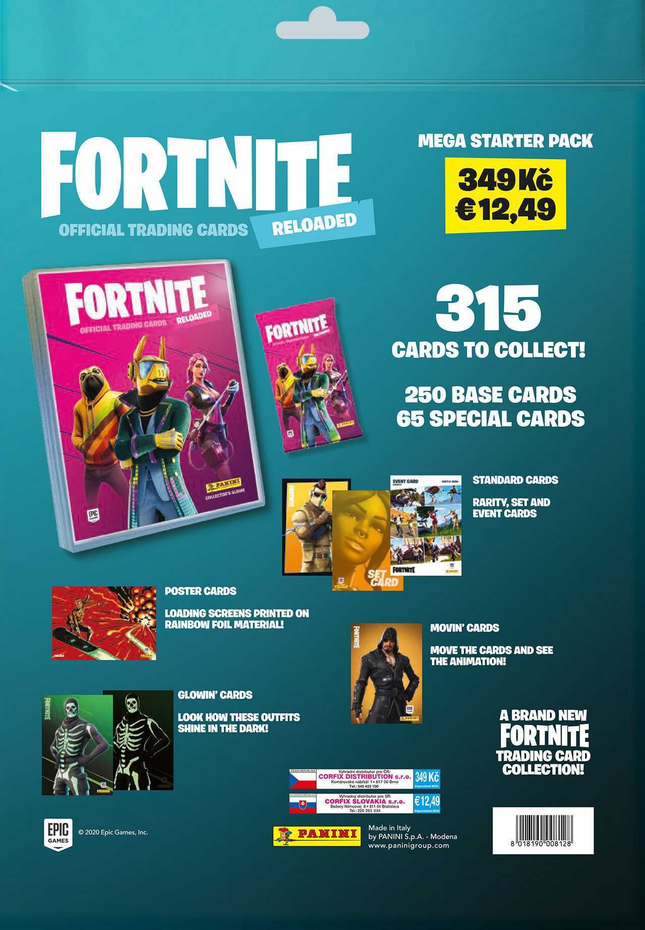 PANINI FORTNITE 2 - starter set - obrázek 2