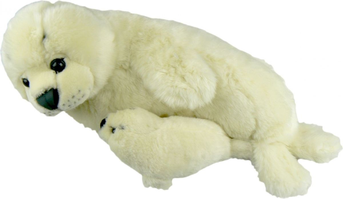Plyšová tulení rodina 43 cm - obrázek 1