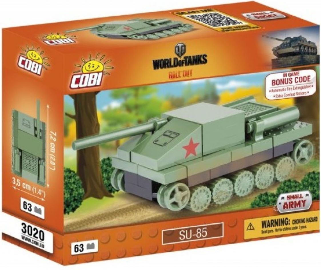 Cobi Malá armáda 3020 World of Tanks Nano Tank SU 85 - obrázek 1