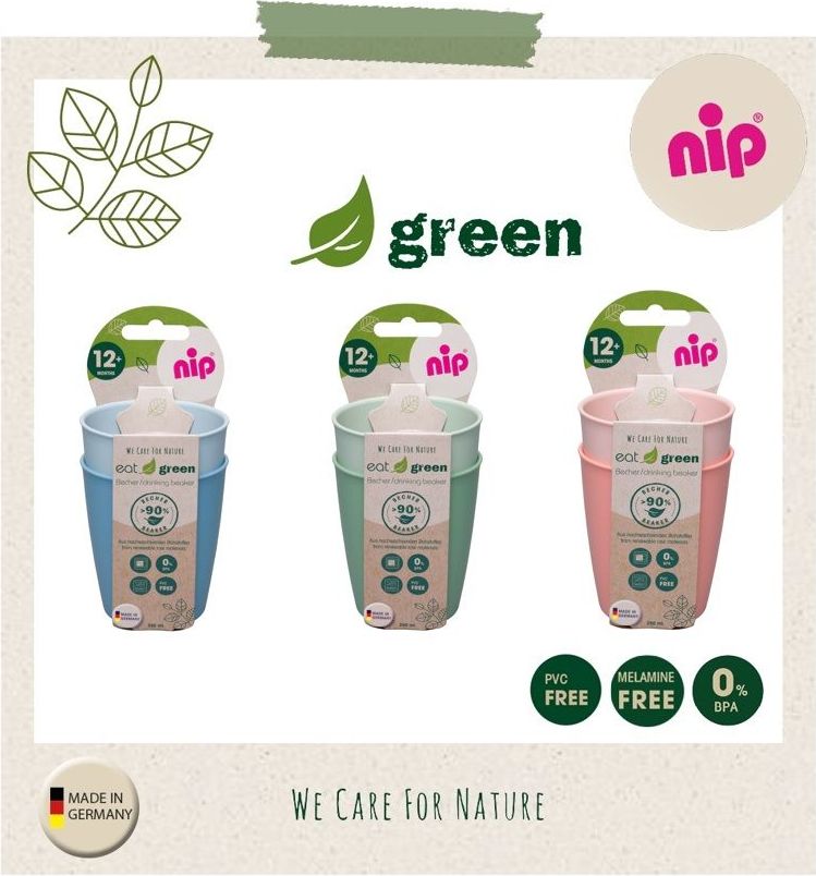 Kalíšek NIP Green Line Mix barev 2ks - obrázek 1