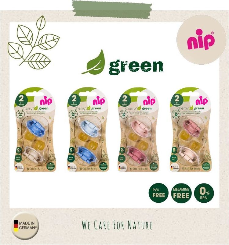 Šiditko kaučuk NIP Green Line Mix barev 2 ks 6m+ - obrázek 1
