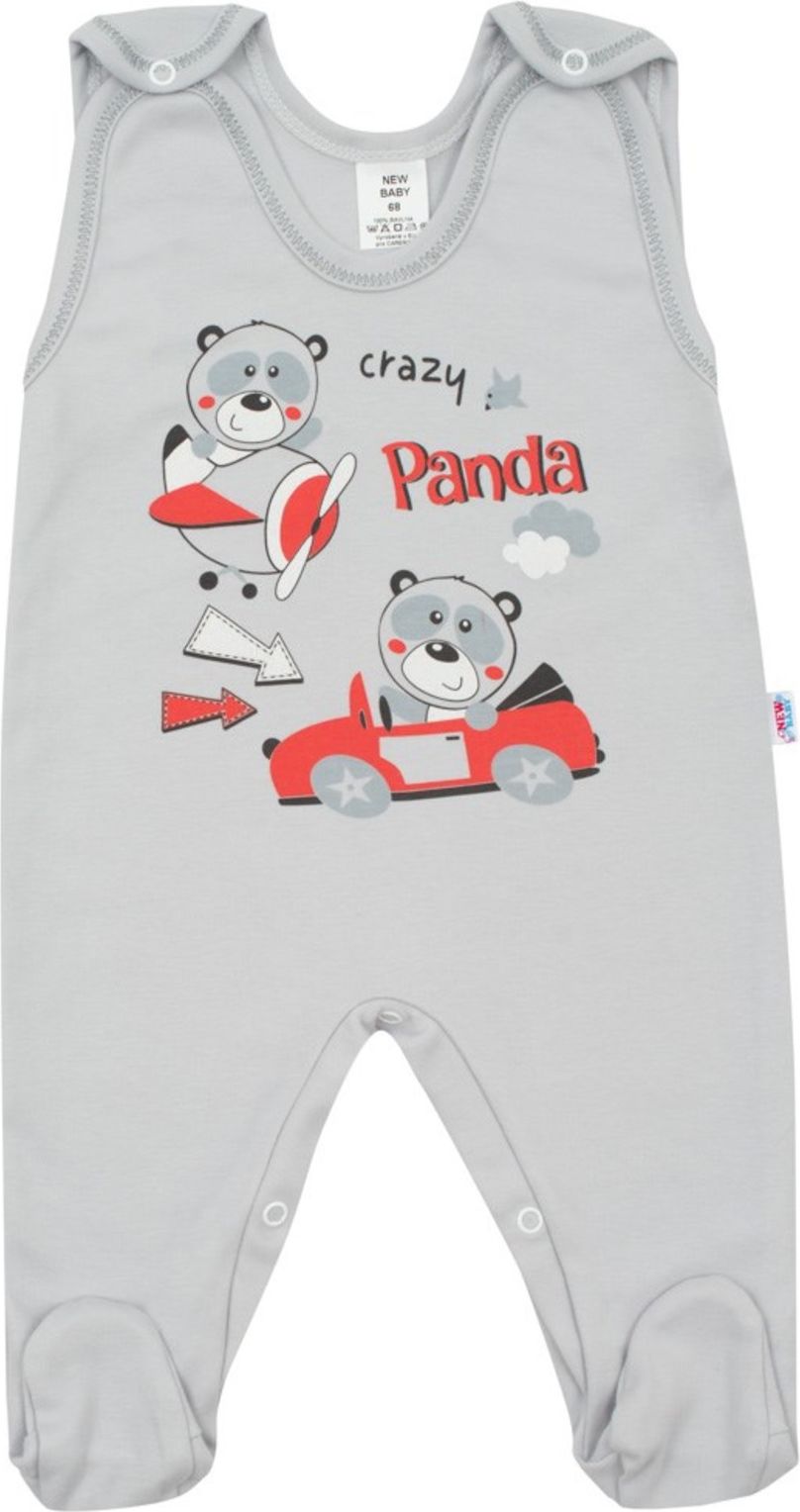 Kojenecké dupačky New Baby Crazy Panda - Kojenecké dupačky New Baby Crazy Panda - obrázek 1