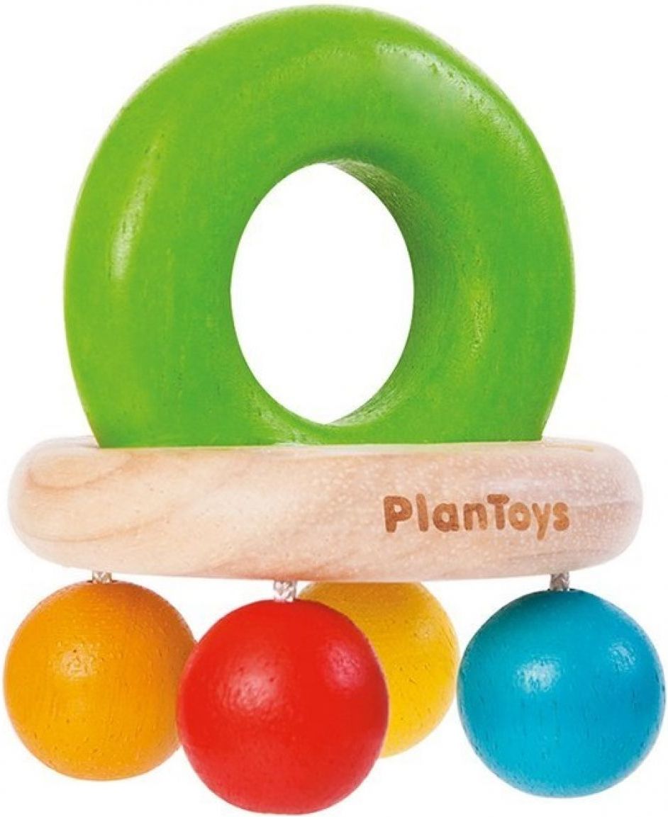 Plan Toys Chrastítko s korálky - obrázek 1