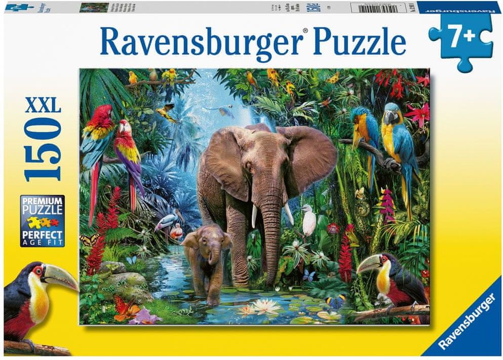 Ravensburger Puzzle 129010 Safari zvířata 150 dílků - obrázek 1