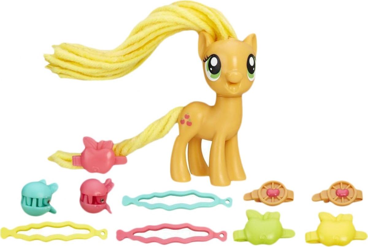 Hasbro My Little Pony AppleJack s kadeřnickými doplňky - obrázek 1