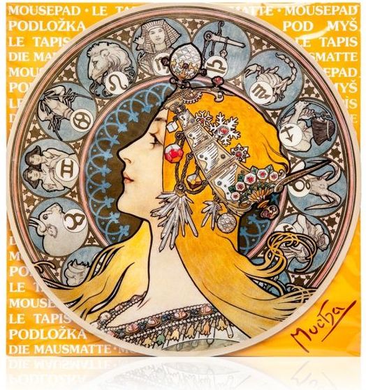 Grooters Podložka pod myš Alfons Mucha - Zodiak - obrázek 1