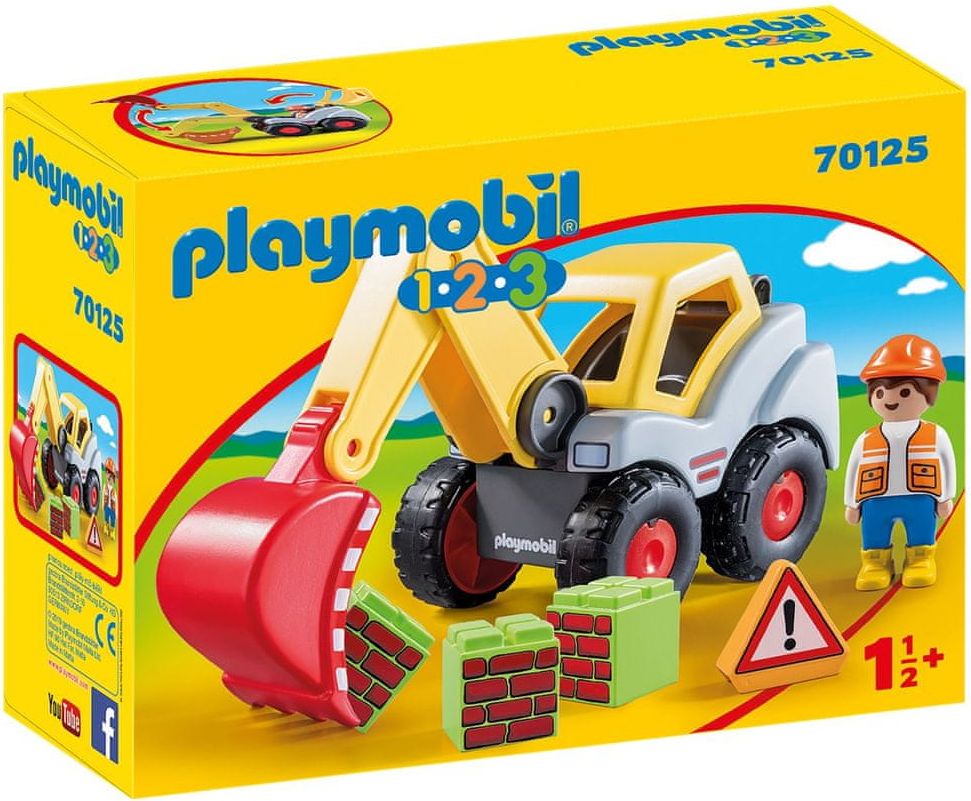 Playmobil 70125 Lžícový bagr - obrázek 1