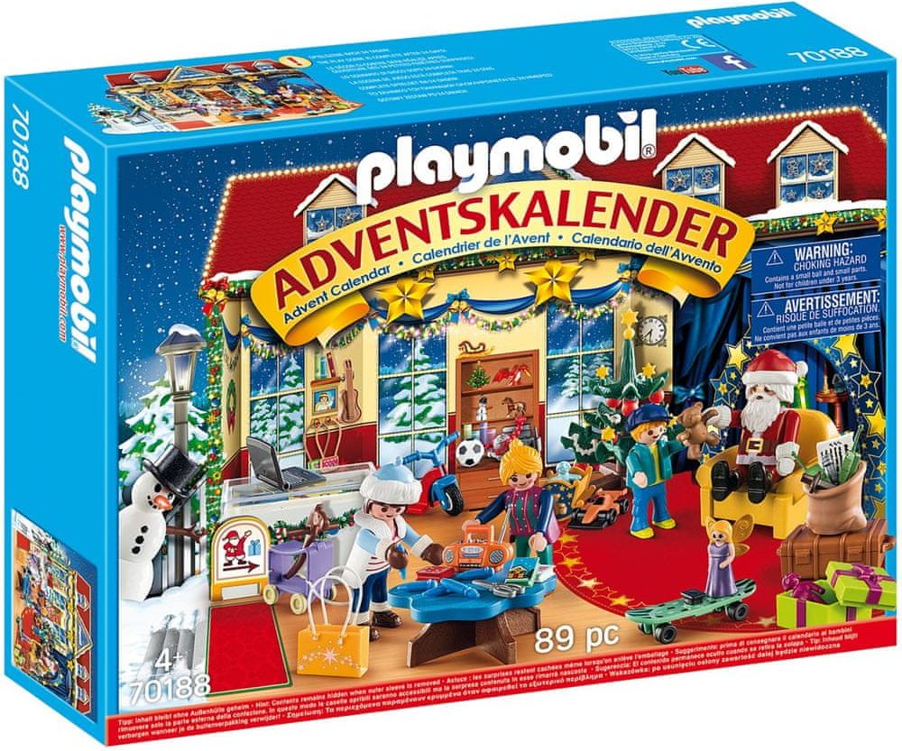 Playmobil Adventní kalendář 70188 Vánoce v hračkářství - obrázek 1