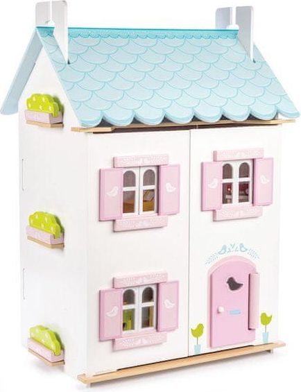 Le Toy Van Dřevěný domeček pro panenky Blue Bird Cottage - obrázek 1