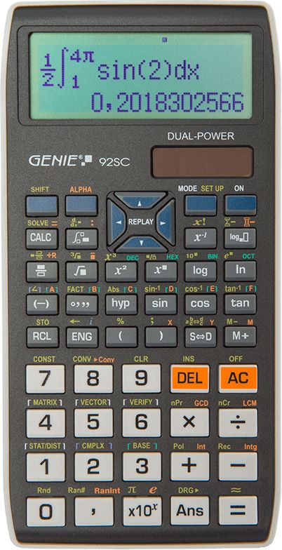 Genie Kalkulačka 92SC černá - obrázek 1