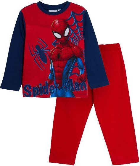 Sun City Dětské pyžamo Spiderman bavlna červené Velikost: 98 (3 roky) - obrázek 1