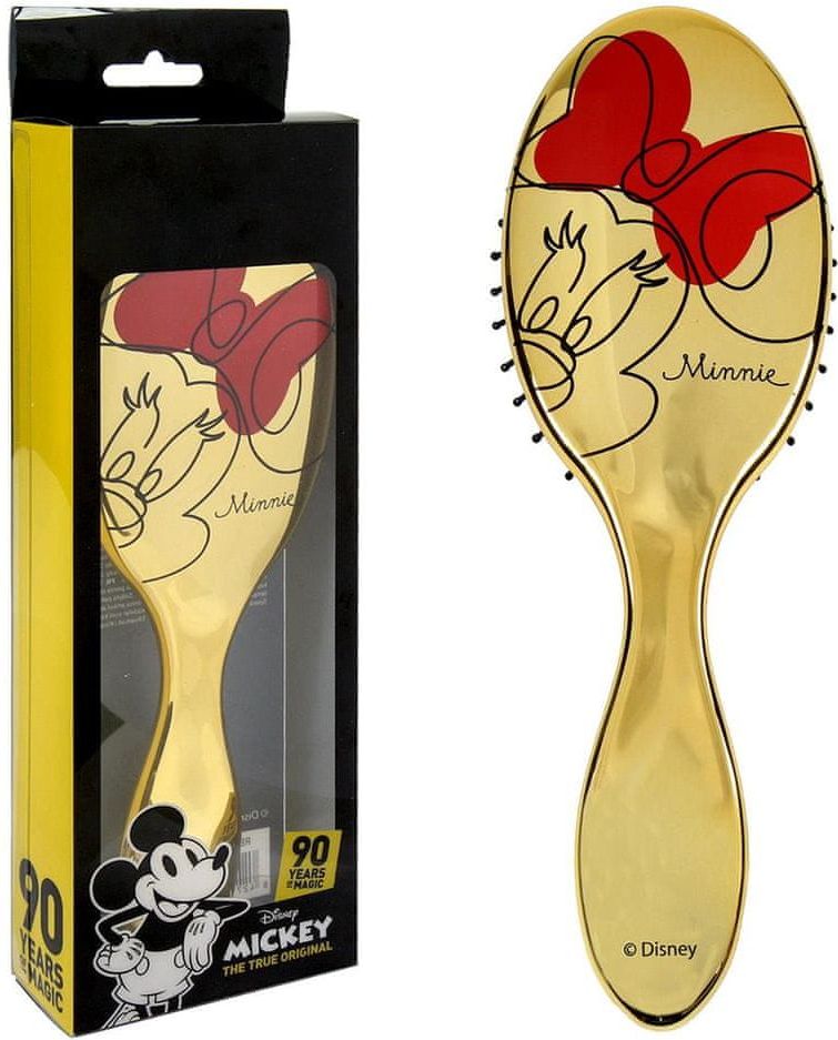 Grooters Hřeben Minnie Mouse zlatý - obrázek 1