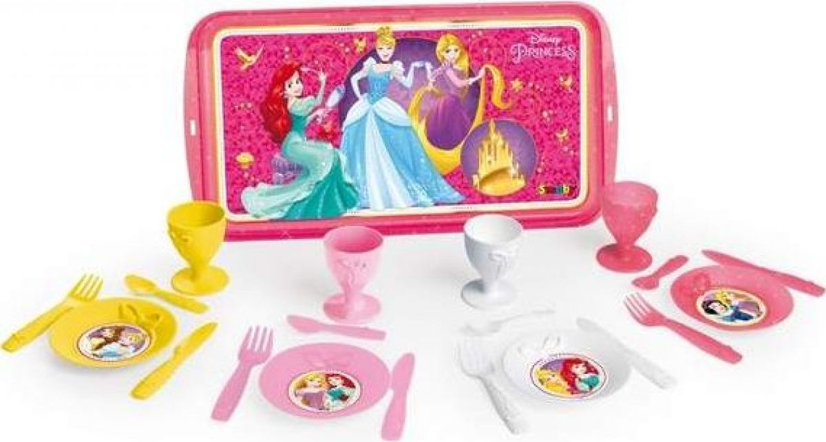 Smoby Disney Princess Snídaňový set s tácem - obrázek 1