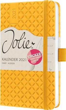 Sigel Diář "Jolie", v němčině, A6, týdenní, 2021, tvrdé desky - obrázek 1