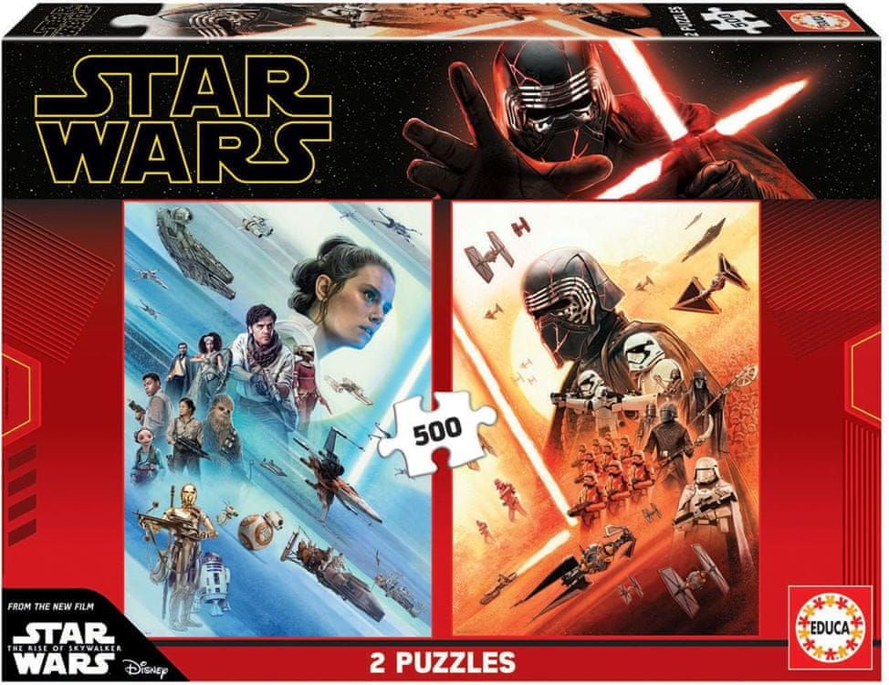 Educa Puzzle Star Wars: Vzestup Skywalkera 2x500 dílků - obrázek 1
