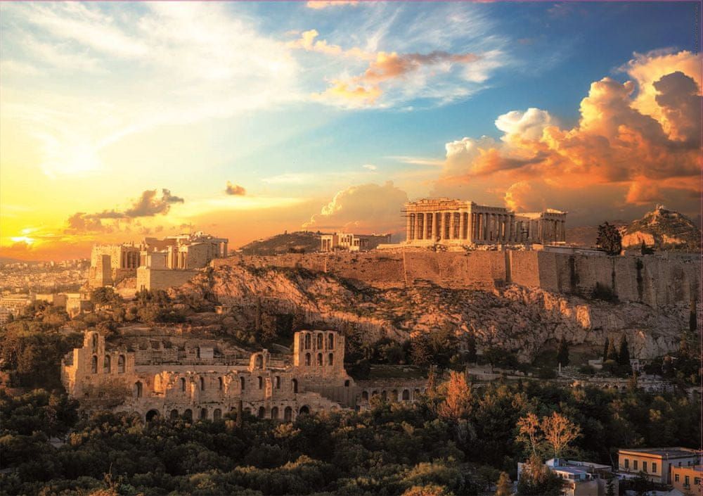 Educa Puzzle Athény: Akropolis 1000 dílků - obrázek 1