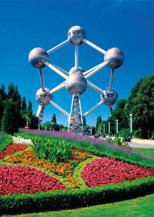 Dino Puzzle Atomium, Brusel 1000 dílků - obrázek 1