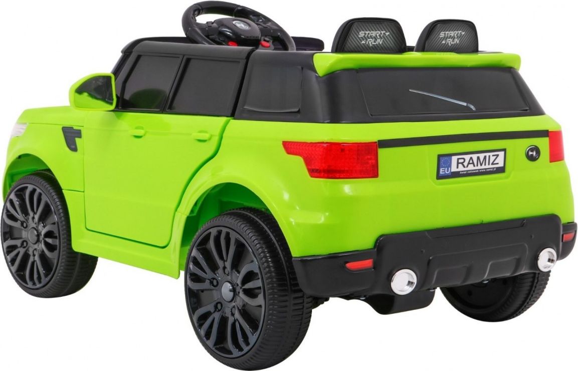HračkyZaDobréKačky Elektrické autíčko Range Rover - zelené EVA - obrázek 10
