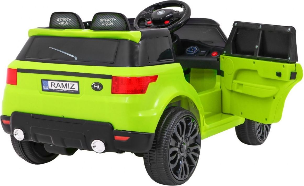 HračkyZaDobréKačky Elektrické autíčko Range Rover - zelené EVA - obrázek 11