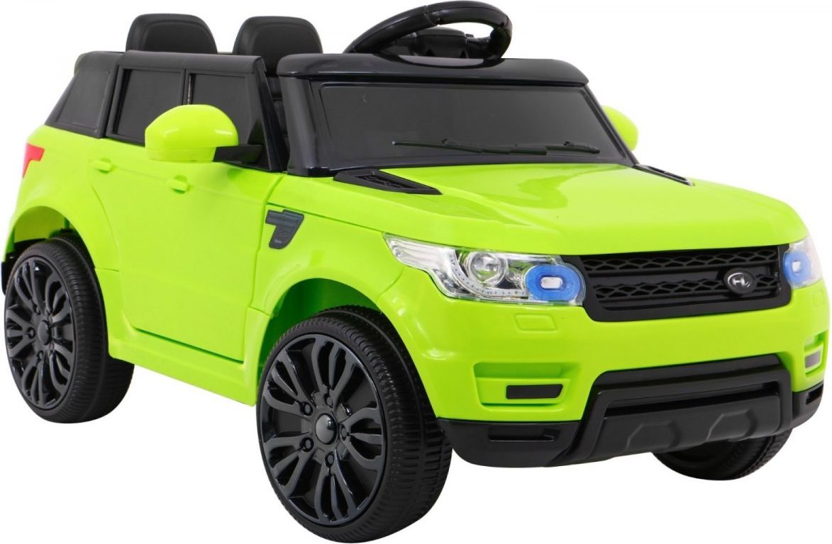 HračkyZaDobréKačky Elektrické autíčko Range Rover - zelené EVA - obrázek 12