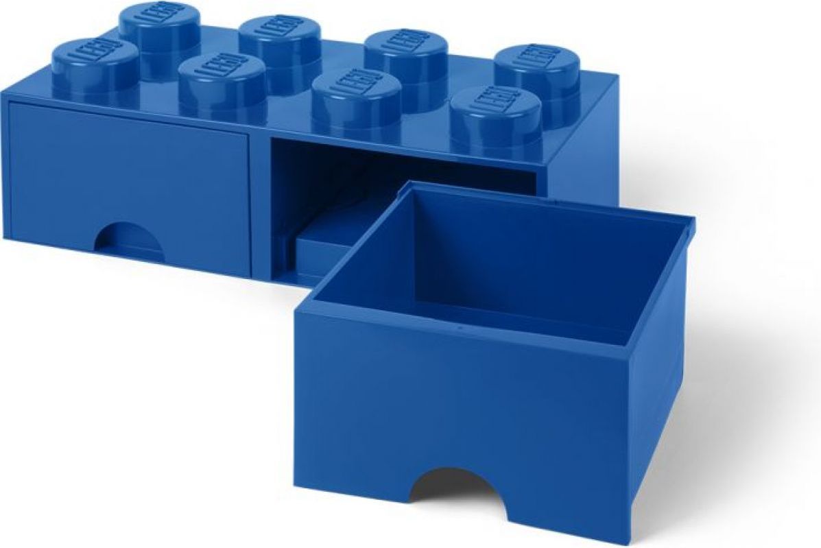 LEGO Úložný box 8 se šuplíky Modrá - obrázek 1