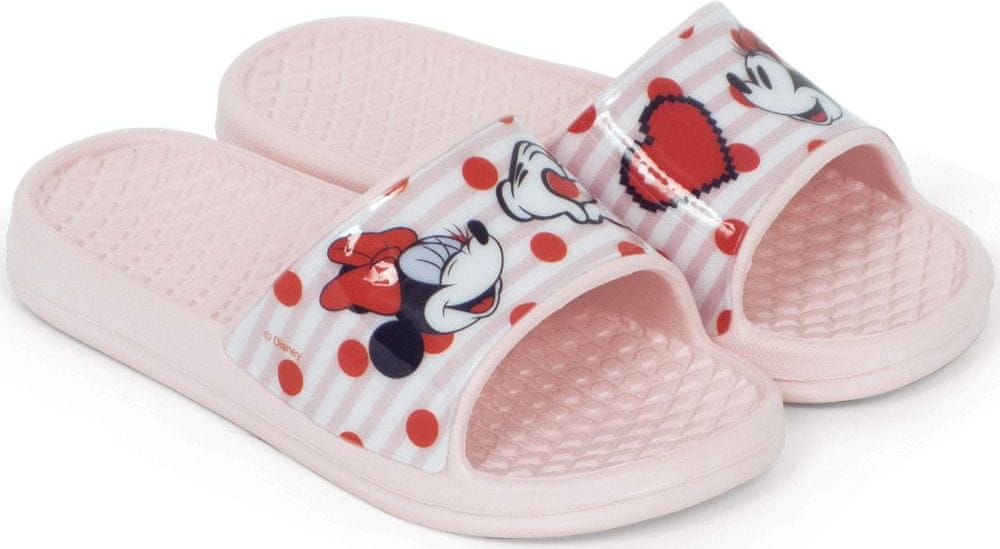 Disney dívčí pantofle Minnie WD12935 24 růžová - obrázek 1