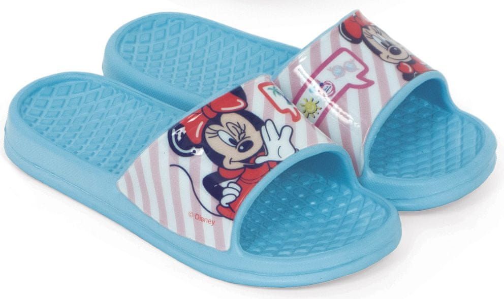 Disney dívčí pantofle Minnie 24 modrá - obrázek 1
