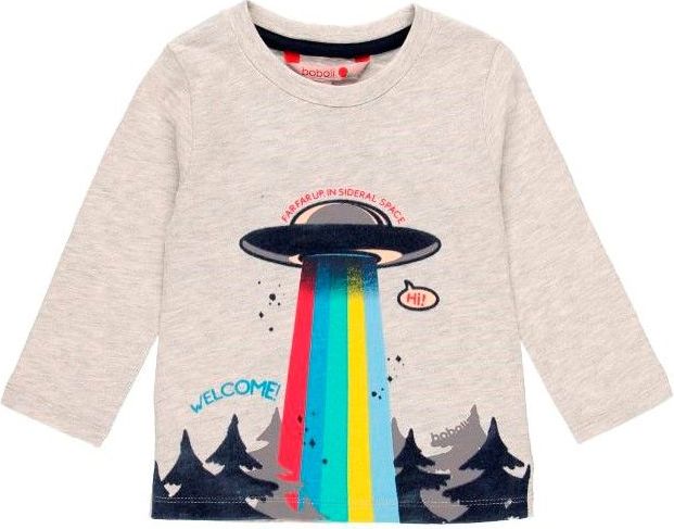 Boboli chlapecké tričko s dlouhým rukávem ACROSS THE UNIVERSE 80 šedá - obrázek 1