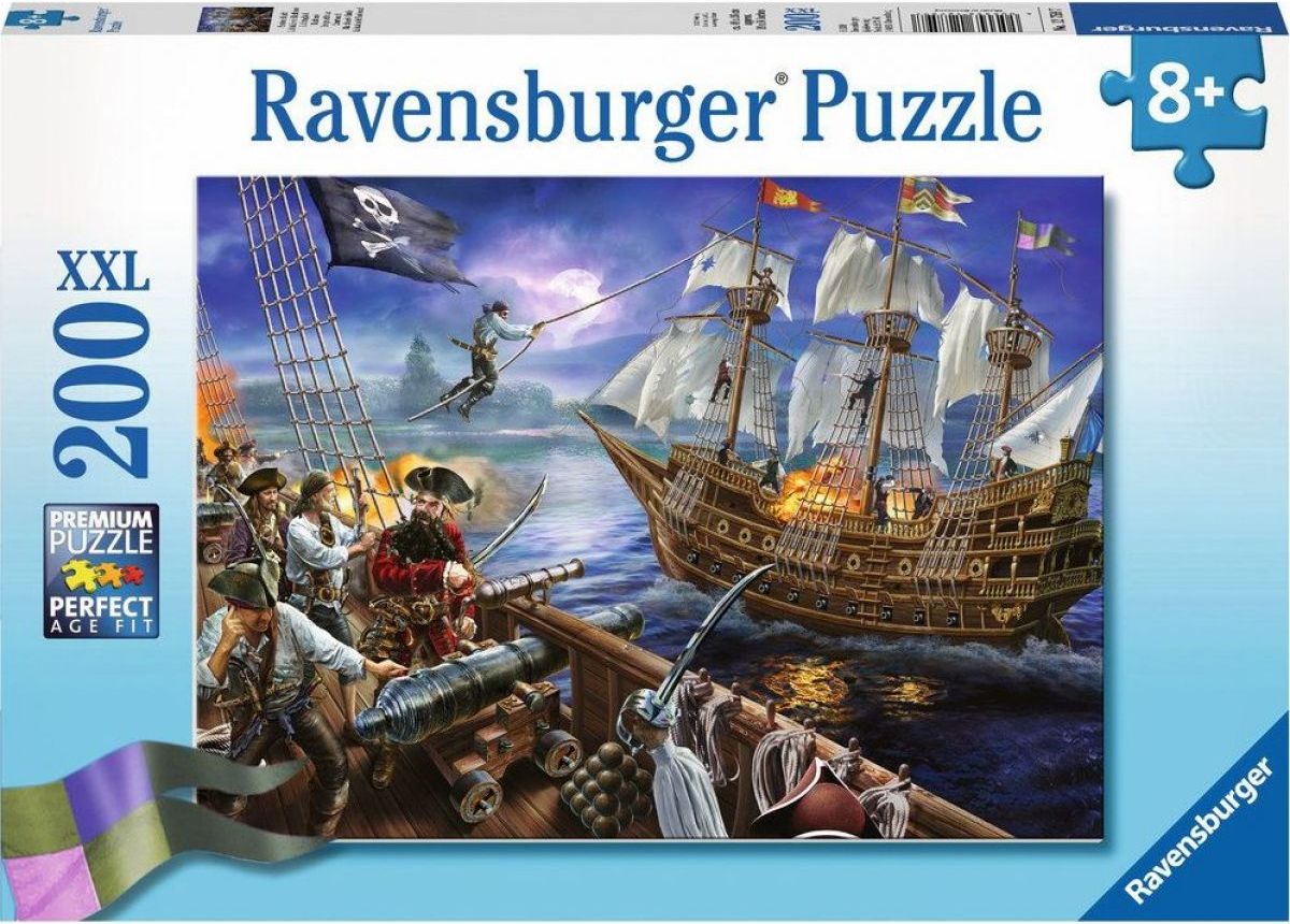 Ravensburger puzzle Černovousova bitva 200 XXL dílků - obrázek 1