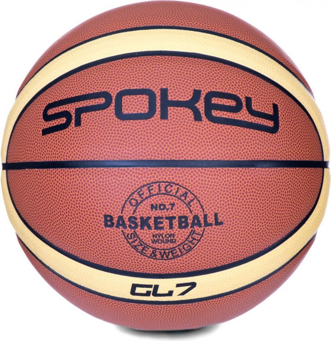 Spokey Míč na košíkovou Scarbus II hnědý 7 - obrázek 1