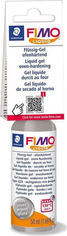 Kraftika Fimo liquid deco gel stříbrný 50 ml - obrázek 1