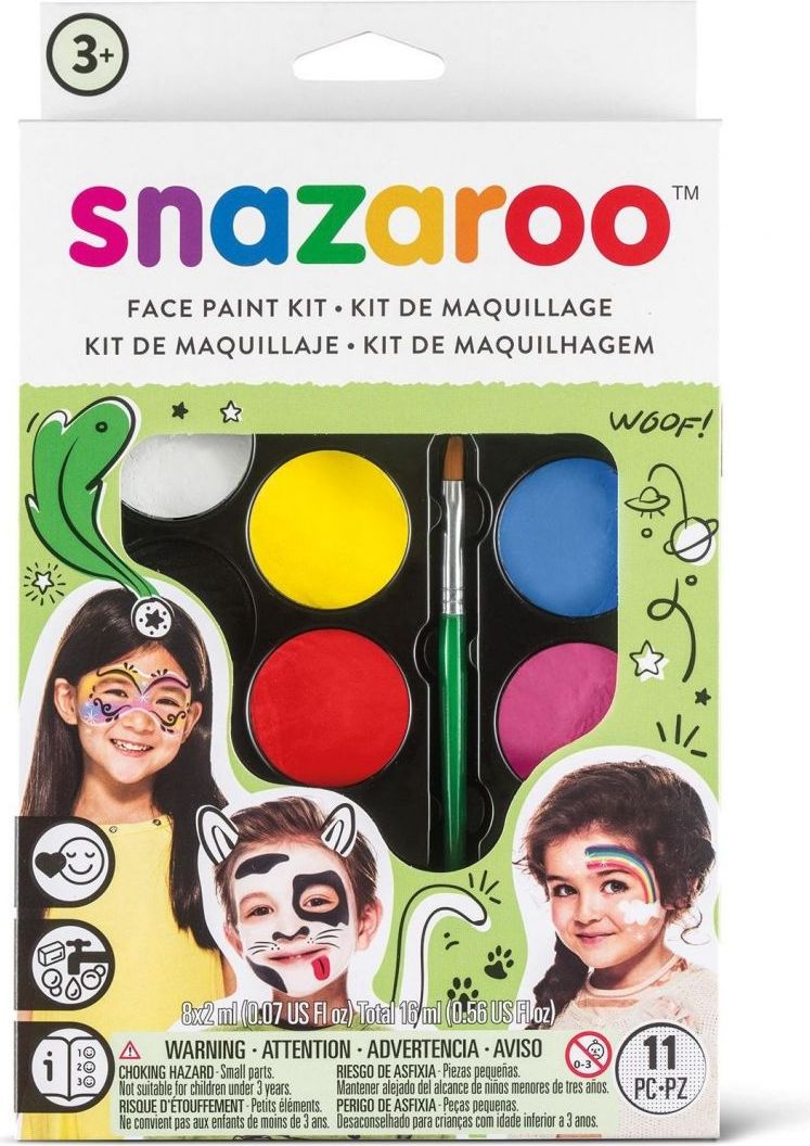 Snazaroo Velká sada obličejových barev - zelená - obrázek 1