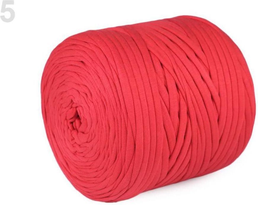 Kraftika 1ks červená špagety / příze 700g, pletení, háčkování - obrázek 1