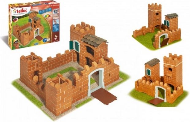Stavebnice Teifoc Rytířský hrad II 435ks v krabici 43x33x11cm - obrázek 1