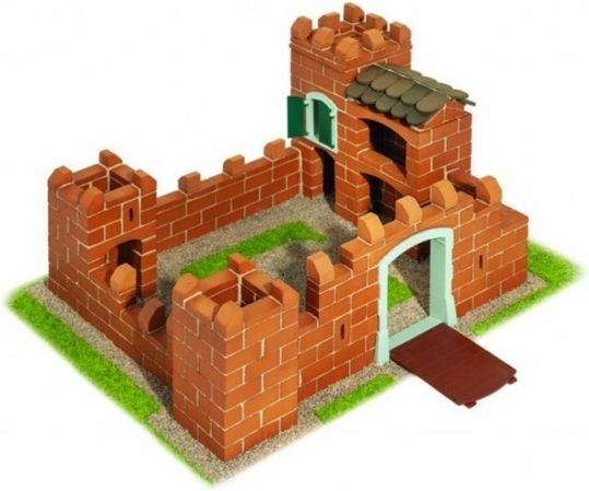 Stavebnice Teifoc Rytířský hrad II 435ks v krabici 43x33x11cm - obrázek 3