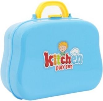 Sada kuchyňka s doplňky plast 20ks v plastovém kufříku 24x20x10cm - obrázek 4