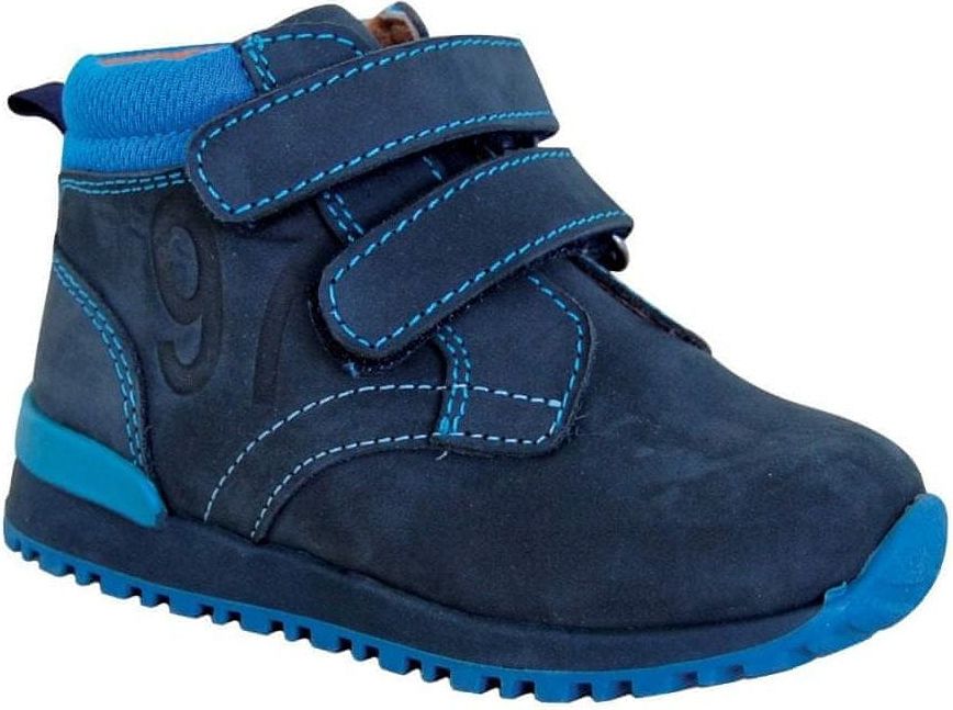 Protetika chlapecká celoroční obuv HELGEN TYRKYS 72021 19, tmavě modrá - obrázek 1
