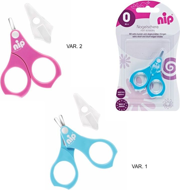 Nůžky s kulatou špičkou NIP Mix barev - obrázek 1