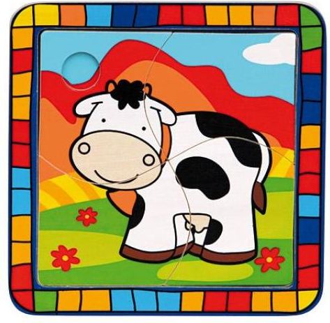 Puzzle kráva - obrázek 1