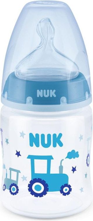 Nuk FC+ láhev s kontrolou teploty 150 ml, modrá - obrázek 1
