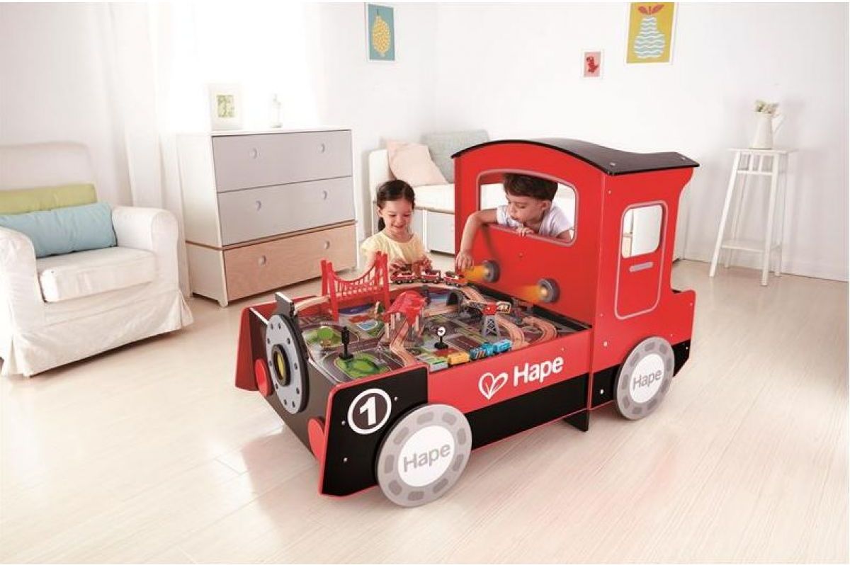 Hape Hrací stůl Mašinka - obrázek 1