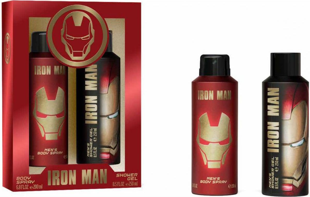 EP Line Iron Man tělový sprej 200 ml a sprchový gel 250 ml - obrázek 1