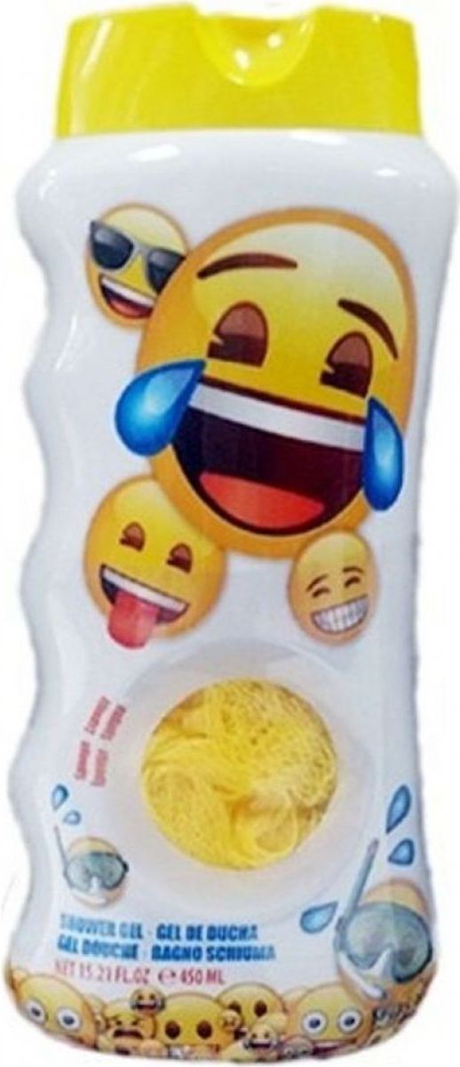 EP Line Emoji sprchový gel 450 ml a žínka - obrázek 1