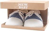 Capáčky kojenecké/Botičky nechodící - TENISKY jeans s bílou - 6-12měs. - obrázek 3