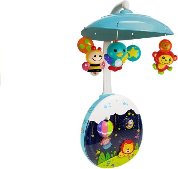 Huile Toys kolotoč nad postýlku s projektorem, DO - obrázek 3